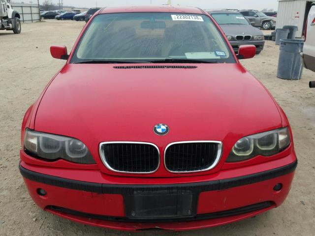 WBAEV33462KL57856 - 2002 BMW 325 I RED photo 9