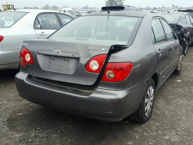 1NXBR32E26Z598291 - 2006 TOYOTA COROLLA CE CHARCOAL photo 4