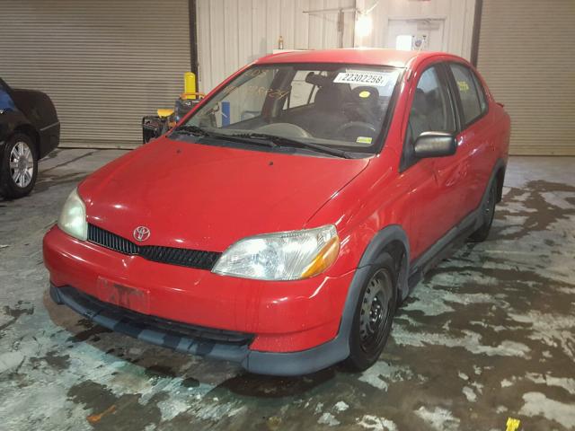 JTDBT123110138824 - 2001 TOYOTA ECHO RED photo 2