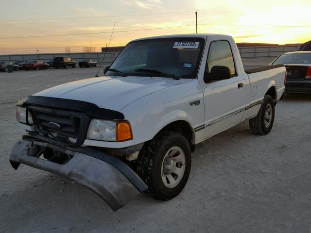 1FTYR10D25PA71152 - 2005 FORD RANGER WHITE photo 2