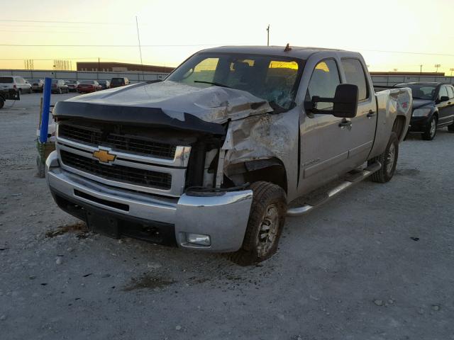 1GCHK23638F189289 - 2008 CHEVROLET SILVERADO BROWN photo 2