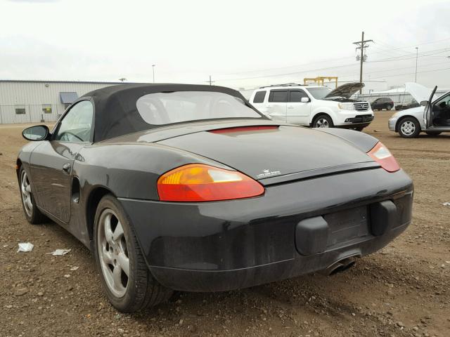 WP0CB2985YU664200 - 2000 PORSCHE BOXSTER S BLACK photo 3