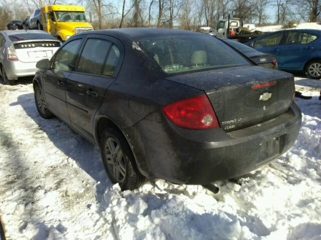 1G1AL58F767787667 - 2006 CHEVROLET COBALT LT BLACK photo 3