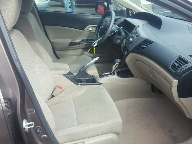 2HGFB2F8XCH518356 - 2012 HONDA CIVIC EX ნაცრისფერი ფოტო 5