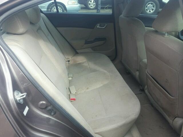 2HGFB2F8XCH518356 - 2012 HONDA CIVIC EX ნაცრისფერი ფოტო 6