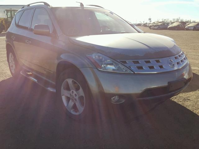 JN8AZ08WX3W220058 - 2003 NISSAN MURANO SL GOLD photo 1