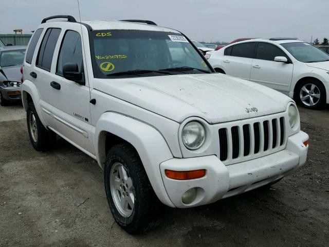 1J4GL58K72W230752 - 2002 JEEP LIBERTY LI WHITE photo 1