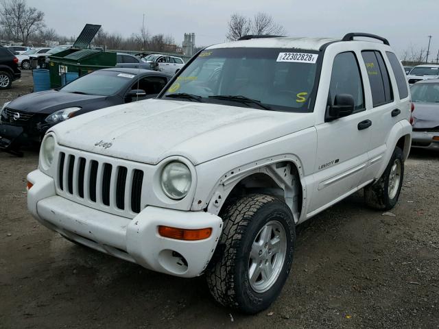 1J4GL58K72W230752 - 2002 JEEP LIBERTY LI WHITE photo 2