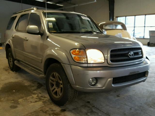 5TDBT44A04S226813 - 2004 TOYOTA SEQUOIA SR SILVER photo 1