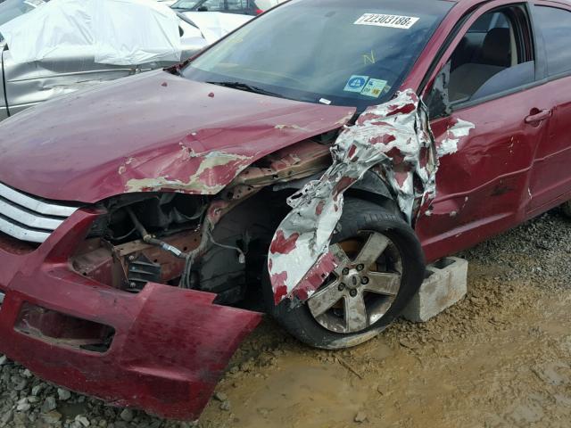 3FAFP07126R174607 - 2006 FORD FUSION SE RED photo 10