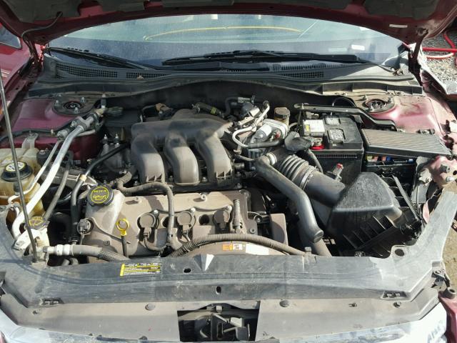 3FAFP07126R174607 - 2006 FORD FUSION SE RED photo 7