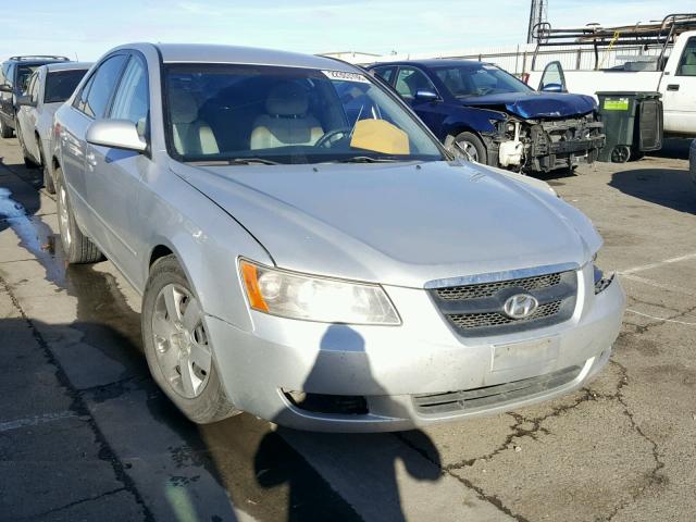 5NPET46C58H326784 - 2008 HYUNDAI SONATA GLS SILVER photo 1