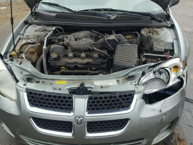 1B3EL46R45N674836 - 2005 DODGE STRATUS SX SILVER photo 7