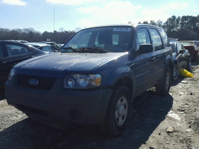 1FMYU02Z27KB80255 - 2007 FORD ESCAPE XLS BLUE photo 2