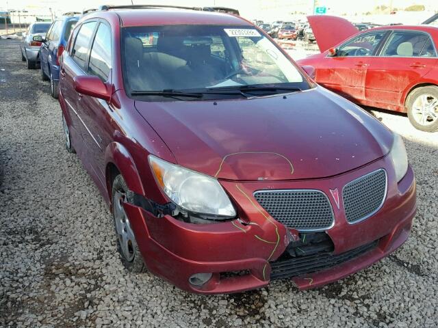 5Y2SL65847Z437359 - 2007 PONTIAC VIBE MAROON photo 1