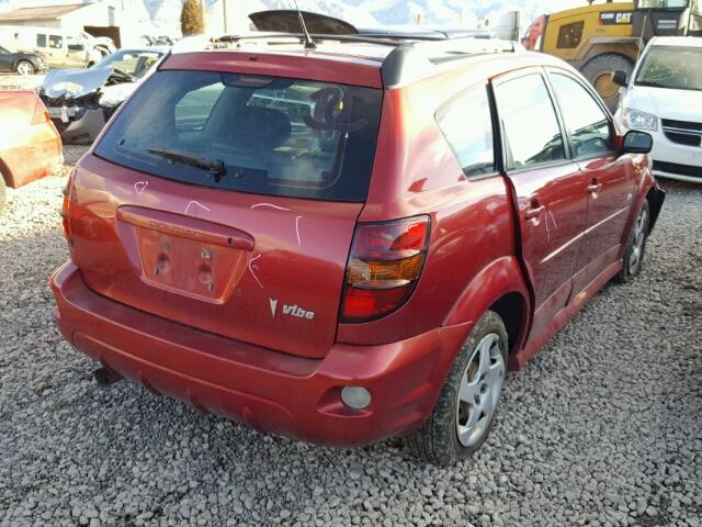 5Y2SL65847Z437359 - 2007 PONTIAC VIBE MAROON photo 4