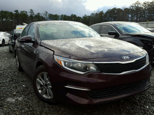 5XXGT4L32HG165237 - 2017 KIA OPTIMA LX RED photo 1