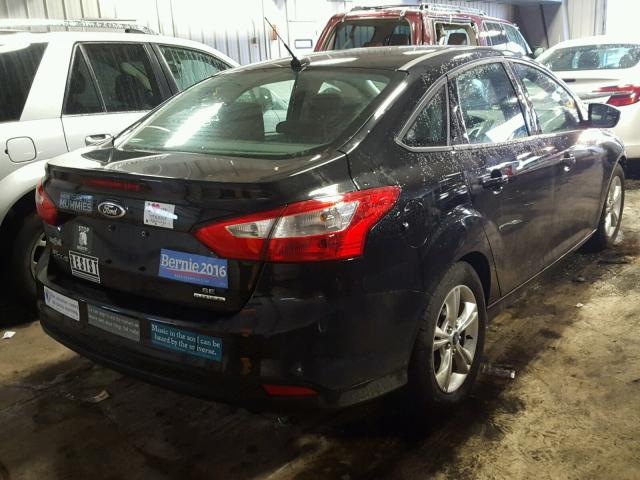 1FADP3F25EL217028 - 2014 FORD FOCUS SE BLACK photo 4