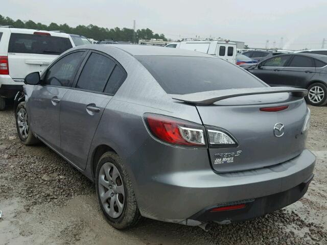 JM1BL1UF9B1478161 - 2011 MAZDA 3 I GRAY photo 3