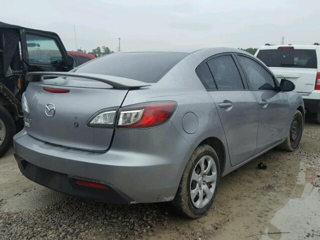 JM1BL1UF9B1478161 - 2011 MAZDA 3 I GRAY photo 4