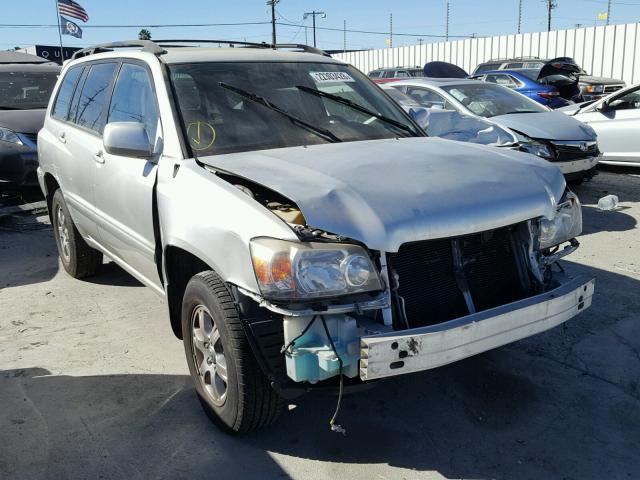 JTEEP21A850128946 - 2005 TOYOTA HIGHLANDER SILVER photo 1