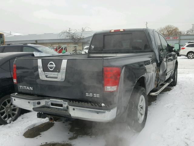 1N6AA07F08N341180 - 2008 NISSAN TITAN XE BLACK photo 4