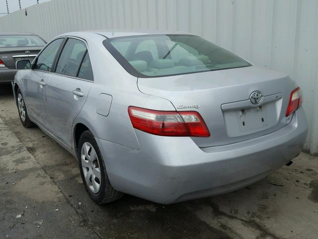 4T1BE46K97U595696 - 2007 TOYOTA CAMRY NEW SILVER photo 3