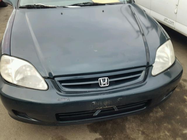 1HGEJ824XYL030250 - 2000 HONDA CIVIC EX GREEN photo 9