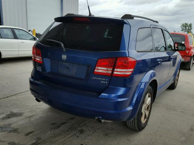 3D4PG5FV7AT116135 - 2010 DODGE JOURNEY SX BLUE photo 4