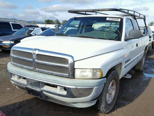 3B7HC13Y3XM551886 - 1999 DODGE RAM 1500 WHITE photo 2