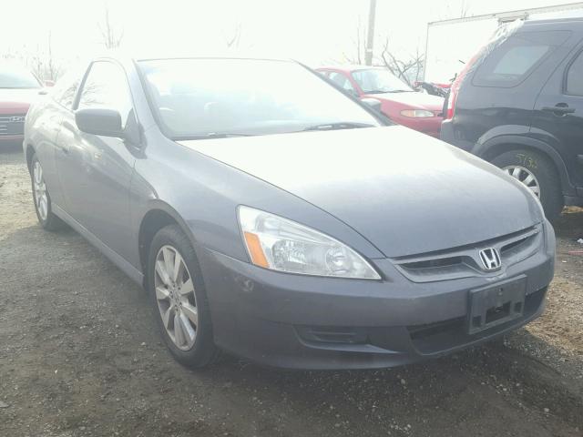 1HGCM82687A006393 - 2007 HONDA ACCORD EX GRAY photo 1