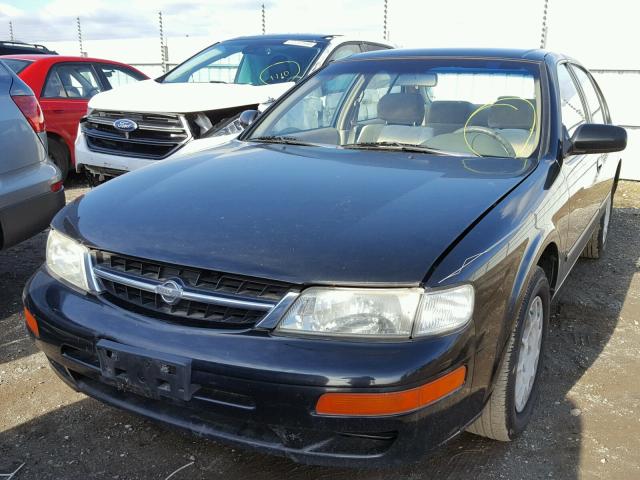 JN1CA21D5WM926678 - 1998 NISSAN MAXIMA GLE BLACK photo 2