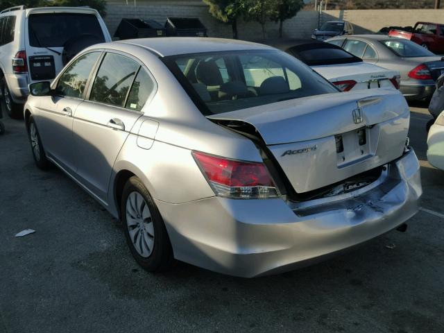 JHMCP26358C065389 - 2008 HONDA ACCORD LX SILVER photo 3