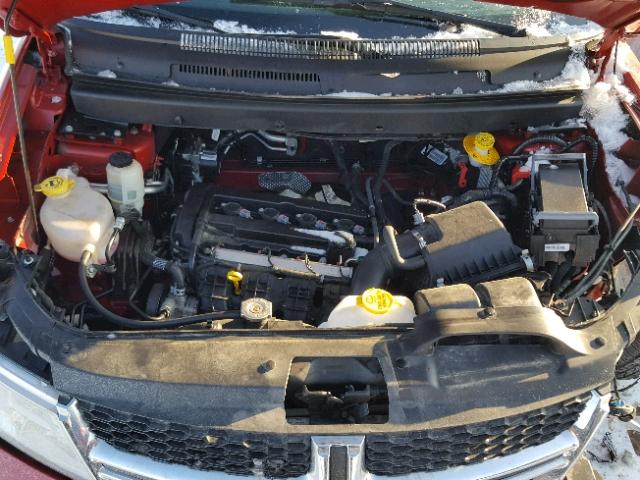 3C4PDCABXFT719370 - 2015 DODGE JOURNEY SE RED photo 7