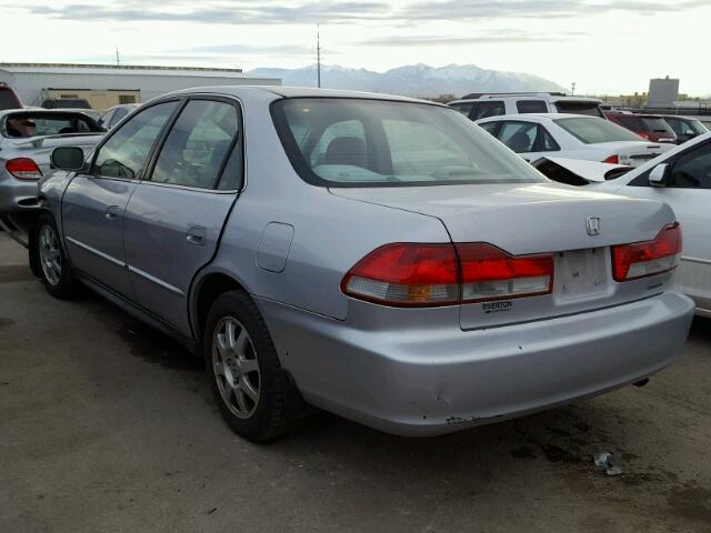 1HGCG56712A001442 - 2002 HONDA ACCORD SE SILVER photo 3