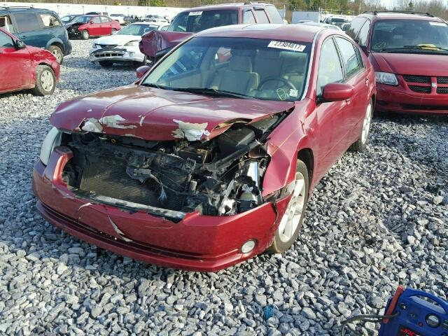 1N4BA41E46C847950 - 2006 NISSAN MAXIMA SE RED photo 2