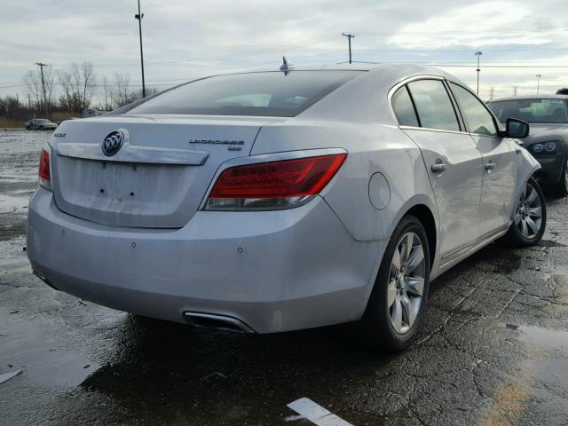 1G4GE5ED5BF282320 - 2011 BUICK LACROSSE C SILVER photo 4