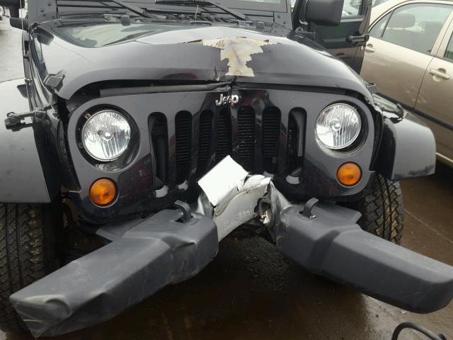 1C4GJWBG0DL702364 - 2013 JEEP WRANGLER S BLACK photo 7