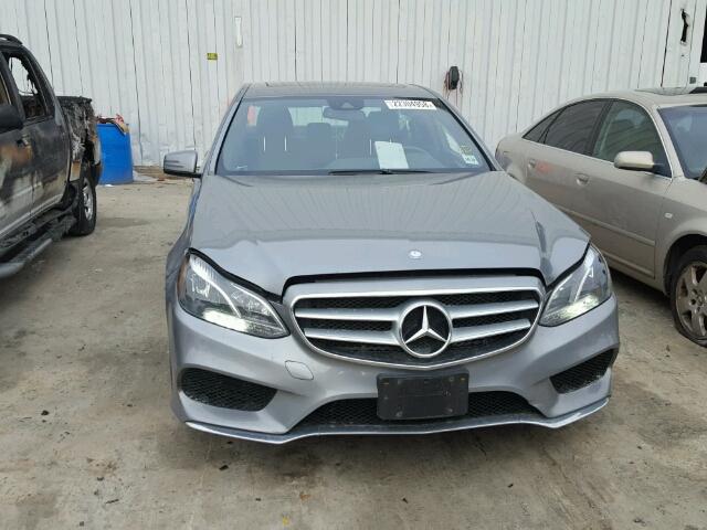 WDDHF8JB5EA803118 - 2014 MERCEDES-BENZ E 350 4MAT GRAY photo 9