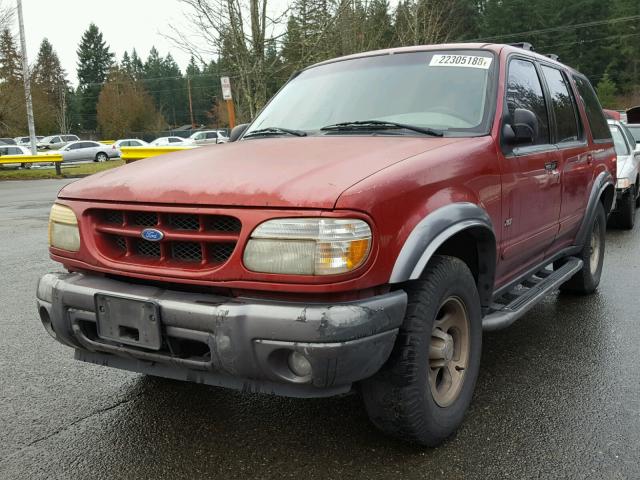 1FMZU73EX1ZA78600 - 2001 FORD EXPLORER X RED photo 2