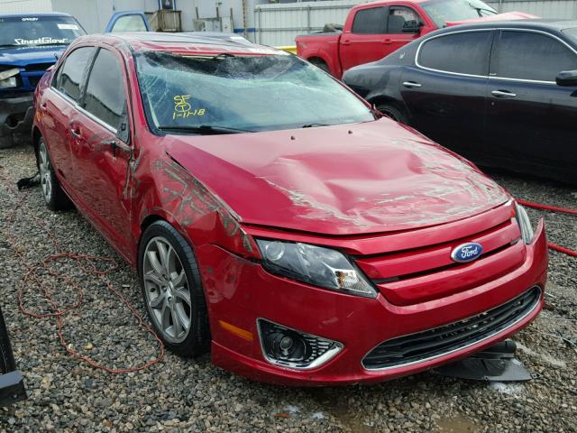 3FAHP0JG9BR277667 - 2011 FORD FUSION SEL RED photo 1