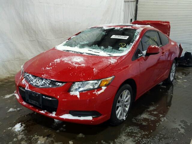 2HGFG3B83CH528174 - 2012 HONDA CIVIC EX RED photo 2