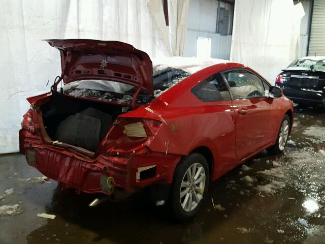 2HGFG3B83CH528174 - 2012 HONDA CIVIC EX RED photo 4