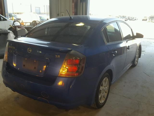 3N1AB6AP2AL686739 - 2010 NISSAN SENTRA 2.0 BLUE photo 4