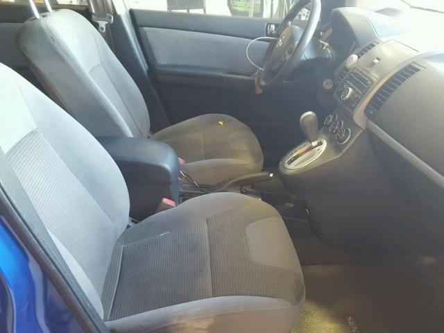 3N1AB6AP2AL686739 - 2010 NISSAN SENTRA 2.0 BLUE photo 5