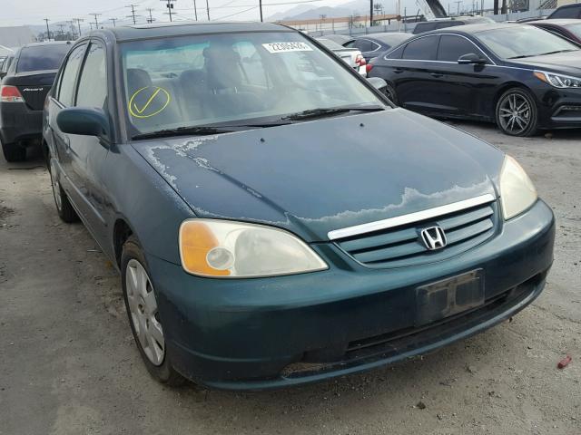 2HGES26732H510794 - 2002 HONDA CIVIC EX GREEN photo 1