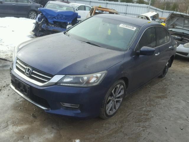 1HGCR2F52DA229198 - 2013 HONDA ACCORD SPO BLUE photo 2