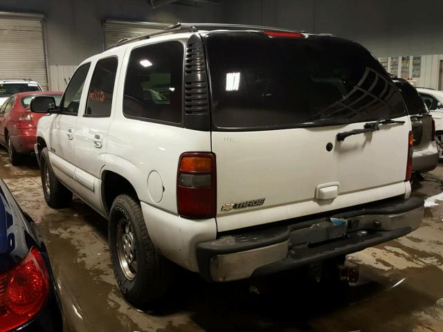 1GNEK13ZX3J321338 - 2003 CHEVROLET TAHOE K150 WHITE photo 3