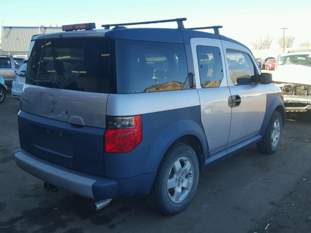 5J6YH27655L021735 - 2005 HONDA ELEMENT EX SILVER photo 4