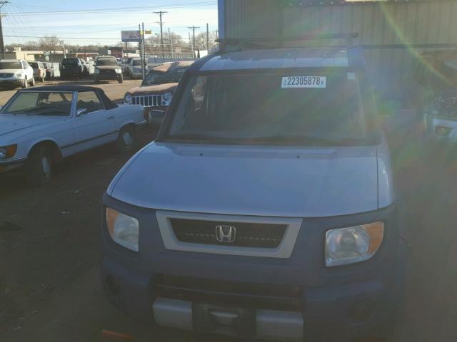 5J6YH27655L021735 - 2005 HONDA ELEMENT EX SILVER photo 9